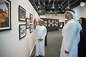 Khaled bin Mohamed bin Zayed visits National Identity in Visual Arts exhibition