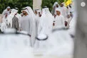 Hazza bin Zayed receives sheikhs, officials and citizens at Al Maqam Palace in Al Ain