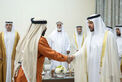 Hamdan bin Zayed receives well-wishers on the occasion of Eid Al Adha