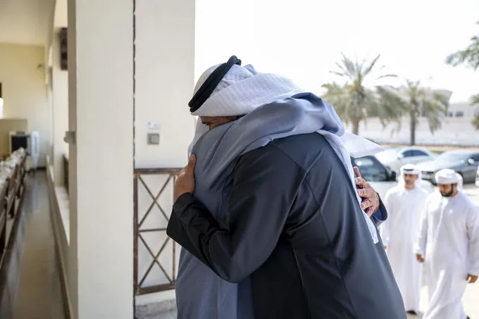 Khaled bin Mohamed bin Zayed offers condolences on the passing of Al Sayed Moussa Al Sayed Abdul-Raheem Al Hashemi