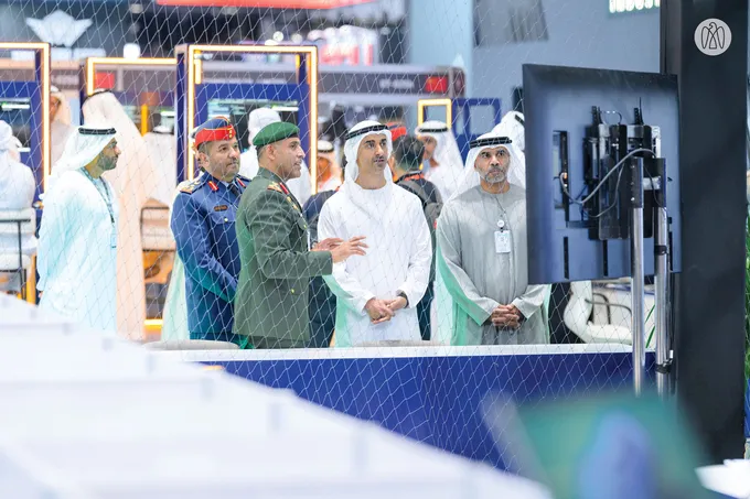 Hamdan bin Mohamed bin Zayed visits UMEX and SimTEX 2026