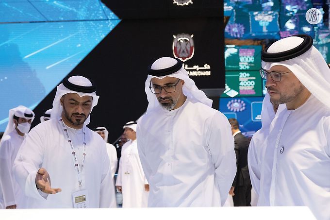 Khaled bin Mohamed bin Zayed Visits GITEX Global 2022