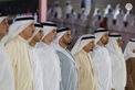 Humaid bin Rashid Al Nuaimi attends Commemoration Day ceremony at Wahat Al Karama in Abu Dhabi