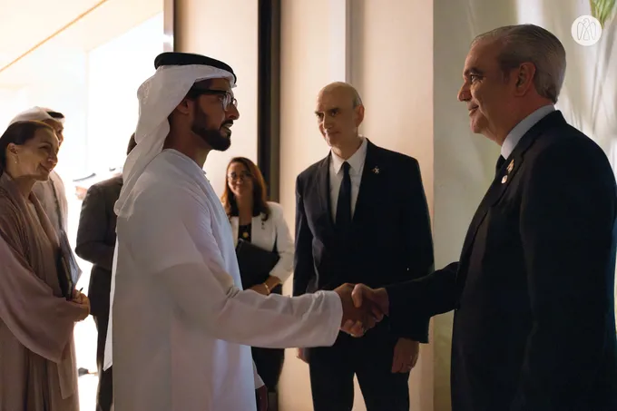 Zayed bin Hamdan bin Zayed meets President of Dominican Republic to explore opportunities for economic and investment cooperation