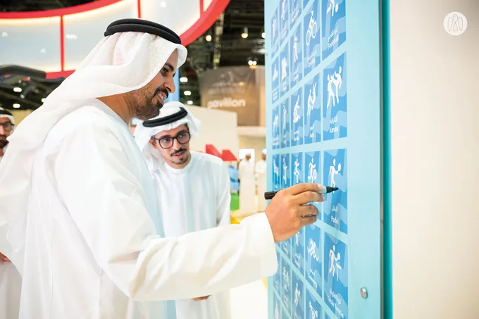 Theyab bin Mohamed bin Zayed visits 22nd Abu Dhabi International Hunting and Equestrian Exhibition