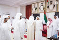 Hamdan bin Zayed receives well-wishers for holy month of Ramadan