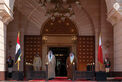 Crown Prince of Abu Dhabi arrives at Gudaibiya Palace in Manama