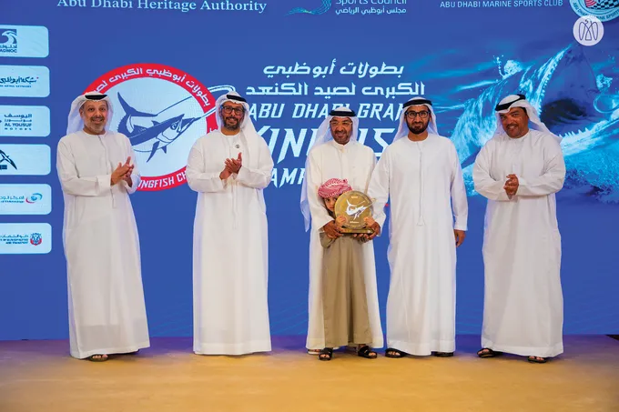 Ahmed bin Hamdan awards winners of Abu Dhabi Grand Kingfish Championships 2025