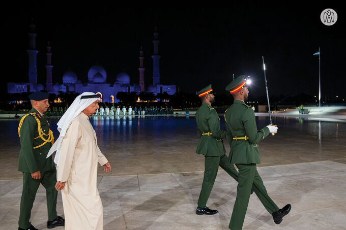 Humaid bin Rashid Al Nuaimi attends Commemoration Day ceremony at Wahat Al Karama in Abu Dhabi