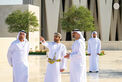 Accompanied by Khaled bin Mohamed bin Zayed, Theyazin bin Haitham Al Said visits Louvre Abu Dhabi