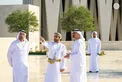 Accompanied by Khaled bin Mohamed bin Zayed, Theyazin bin Haitham Al Said visits Louvre Abu Dhabi