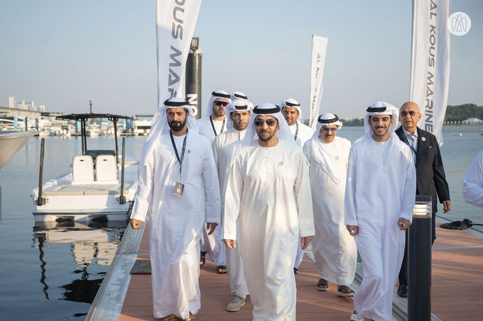 Hamdan bin Zayed visits 6th Abu Dhabi International Boat Show