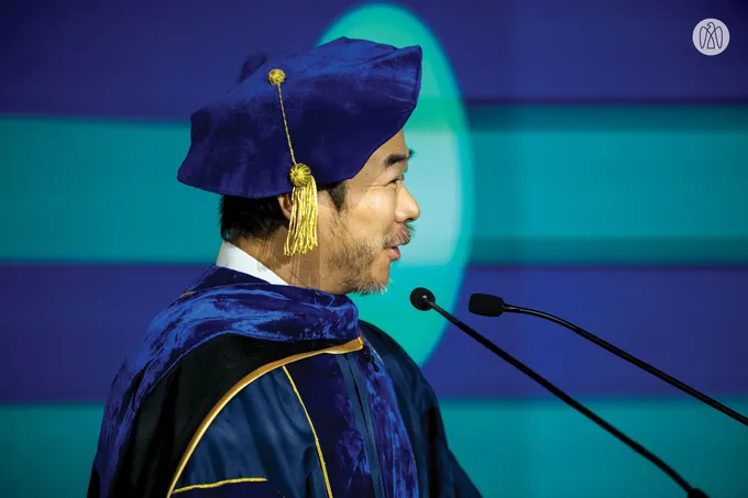 Khaled bin Mohamed bin Zayed witnesses Mohamed bin Zayed University of Artificial Intelligence inaugural Honorary Doctorate conferral on OpenAI CEO, Sam Altman
