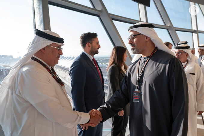 Crown Prince of Abu Dhabi and Crown Prince of Bahrain witness signing of strategic partnership agreement and acquisition of McLaren Automotive between CYVN Holdings and Bahrain Mumtalakat