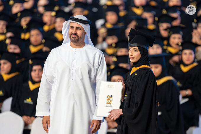 Theyab bin Mohamed bin Zayed attends Abu Dhabi Centre for Technical and Vocational Education and Training graduation ceremony