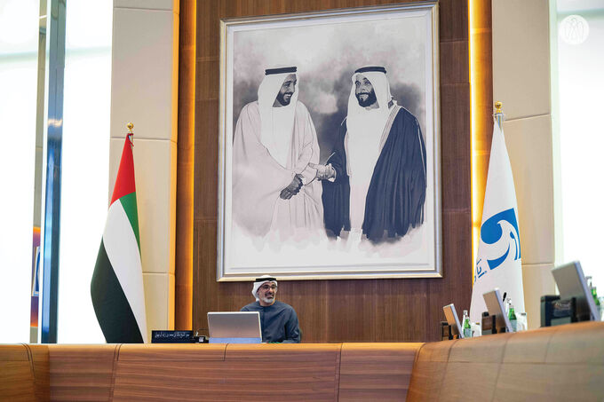 Khaled bin Mohamed bin Zayed chairs meeting of Executive Committee of ADNOC Board of Directors