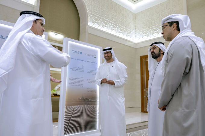 In the presence of Mohammed bin Rashid, Masdar Signs Agreement with DEWA to deliver sixth phase of world’s largest single-site solar park PV Project