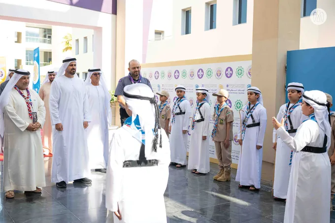 Theyab bin Mohamed bin Zayed attends 6th Arab Scout Youth Forum opening ceremony