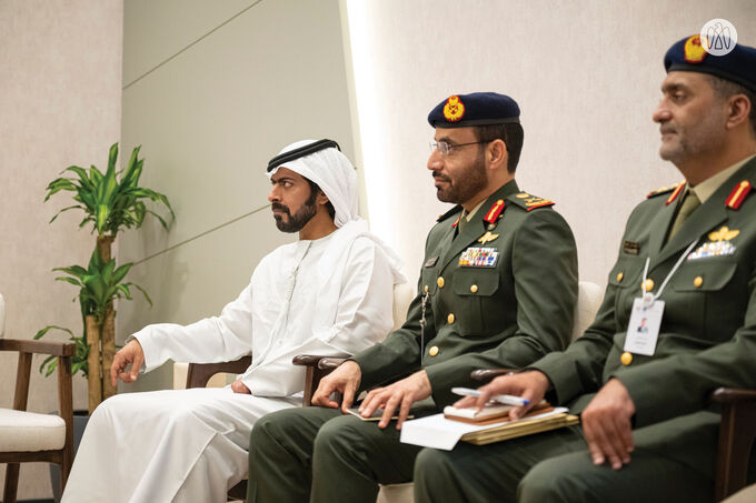 Khaled bin Mohamed bin Zayed visits IDEX 2025