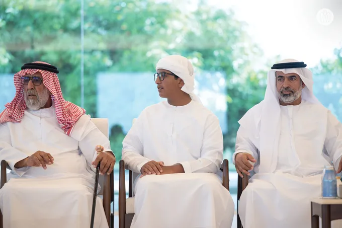 Hamdan bin Zayed receives citizens at Al Dhannah Palace and commends outstanding talent in Al Dhafra Region