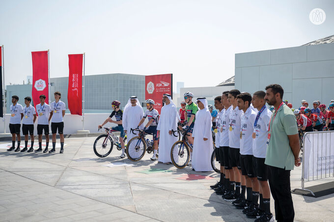 Khaled bin Mohamed bin Zayed attends UAE Tour