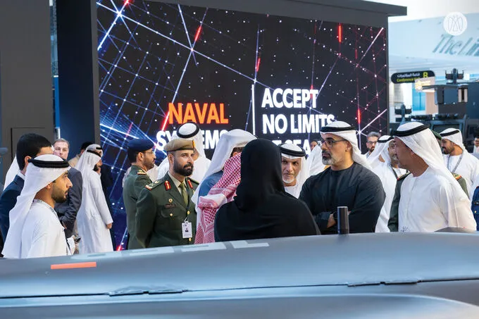 Khaled bin Mohamed bin Zayed attends 2nd day of IDEX and NAVDEX 2025
