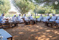 Saud bin Saqr receives Theyab bin Mohamed bin Zayed and reviews the development plan for the "Al Rams" area
