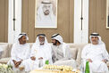 Khalifa bin Tahnoon bin Mohammed attends Humaid Rashed Al Shamsi wedding reception