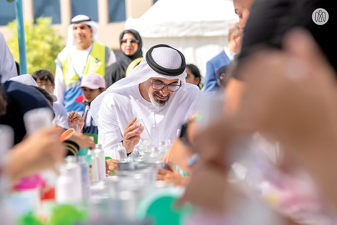 Khaled bin Mohamed bin Zayed Visits Al Ain Book Festival 2022