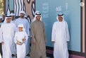 In the presence of Hamed bin Zayed, Khaled bin Mohamed bin Zayed visits Al Hosn Festival