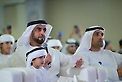 سيف بن زايد يشهد حدث "لقاء من الفضاء" الذي جمع سلطان النيادي مع أهالي العين في جامعة الإمارات العربية المتحدة