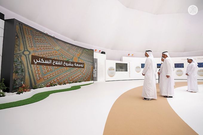 Under the directives of the UAE President, Khaled bin Mohamed bin Zayed inaugurates expansion of Al Falah housing project