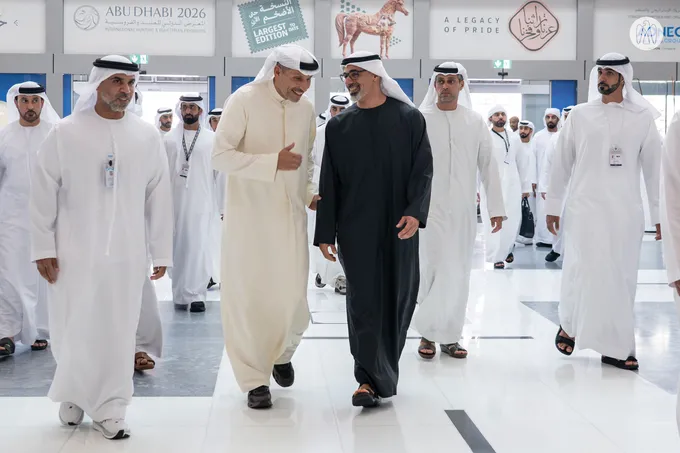 Khaled bin Mohamed bin Zayed visits Abu Dhabi International Hunting and Equestrian Exhibition 2026