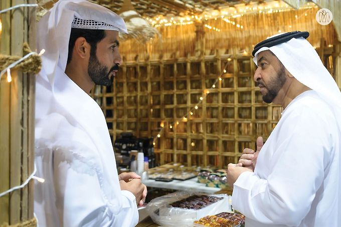 Hamdan Bin Zayed Visits 1st Liwa Date Festival and Auction