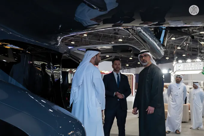 Khaled bin Mohamed bin Zayed attends the 4th Make it in the Emirates forum