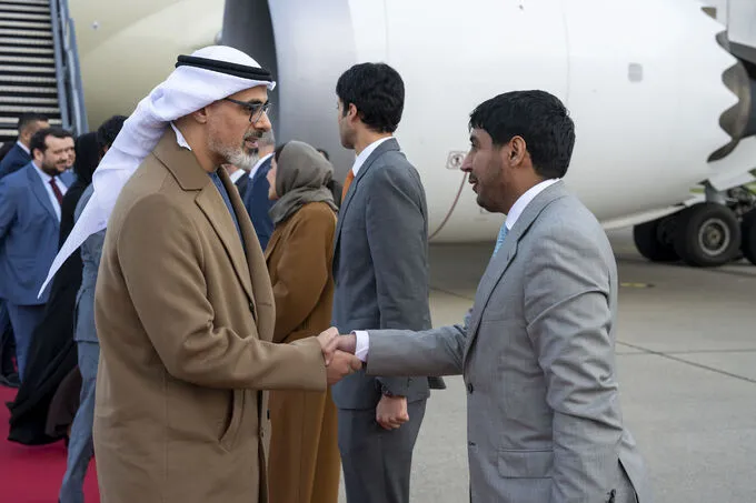 Crown Prince of Abu Dhabi arrives in Norway on official visit