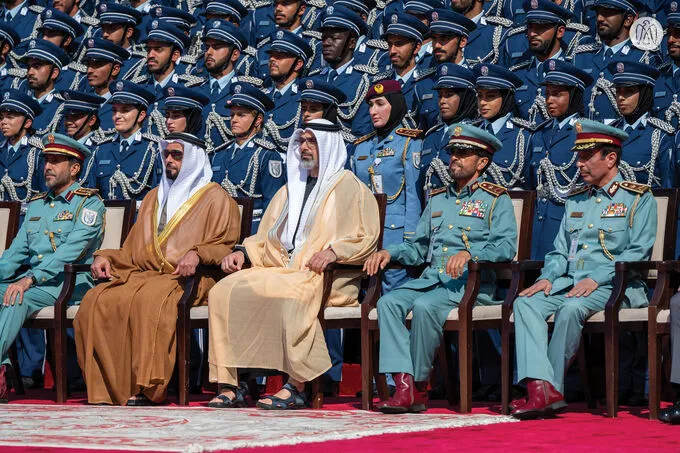 Under the patronage of the UAE President, Khaled bin Mohamed bin Zayed attends Abu Dhabi Police College graduation ceremony