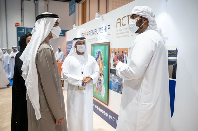 Khaled bin Mohamed bin Zayed visits Emirates Skills National Competition 2022