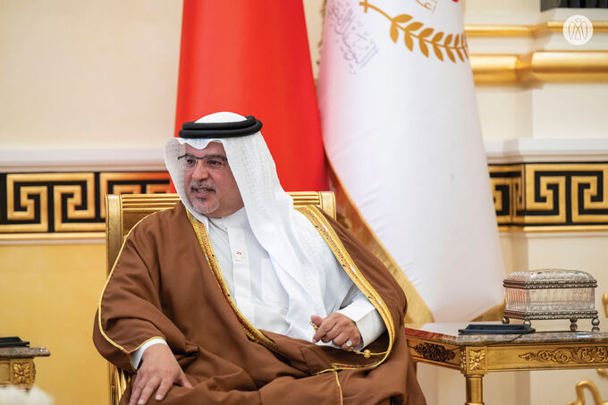 Crown Prince of Abu Dhabi and Crown Prince of Bahrain discuss strengthening bilateral relations