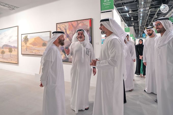 Khaled bin Mohamed Bin Zayed Inaugurates 14th Edition of Abu Dhabi Art