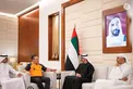 Khaled bin Mohamed bin Zayed meets McLaren Racing CEO