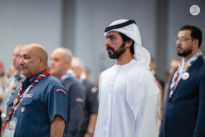 Khalifa bin Tahnoon bin Mohammed attends 31st Arab Scout Conference inauguration