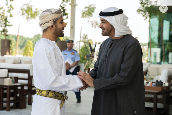 UAE President receives Theyazin bin Haitham Al Said