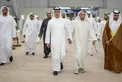 Hazza bin Zayed and Nahyan bin Zayed attend Al Mheiri wedding reception