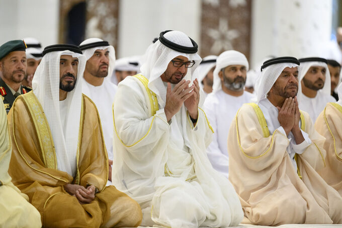 UAE President performs Eid Al Adha prayer at Sheikh Zayed Grand Mosque