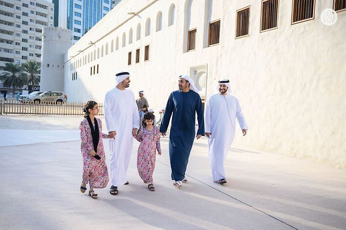 Theyab bin Mohamed bin Zayed visits Al Hosn Festival 2023