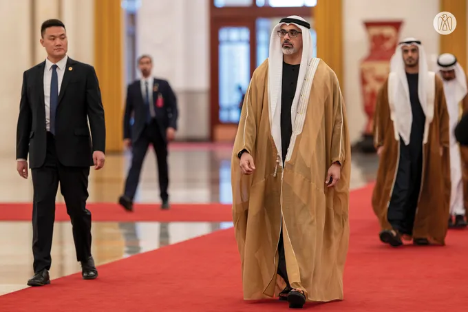 Crown Prince of Abu Dhabi and Premier of China discuss strengthening comprehensive strategic partnership and expanding cooperation