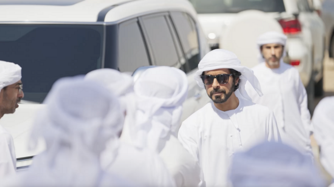 Khalifa bin Tahnoon bin Mohammed offers condolences on the passing of Ahmed bin Humaid Al Mansouri's wife