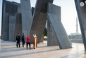 Theyab bin Mohamed bin Zayed receives President of Slovenia at Wahat Al Karama