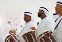 Hazza bin Zayed and Nahyan bin Zayed attend Al Mheiri wedding reception